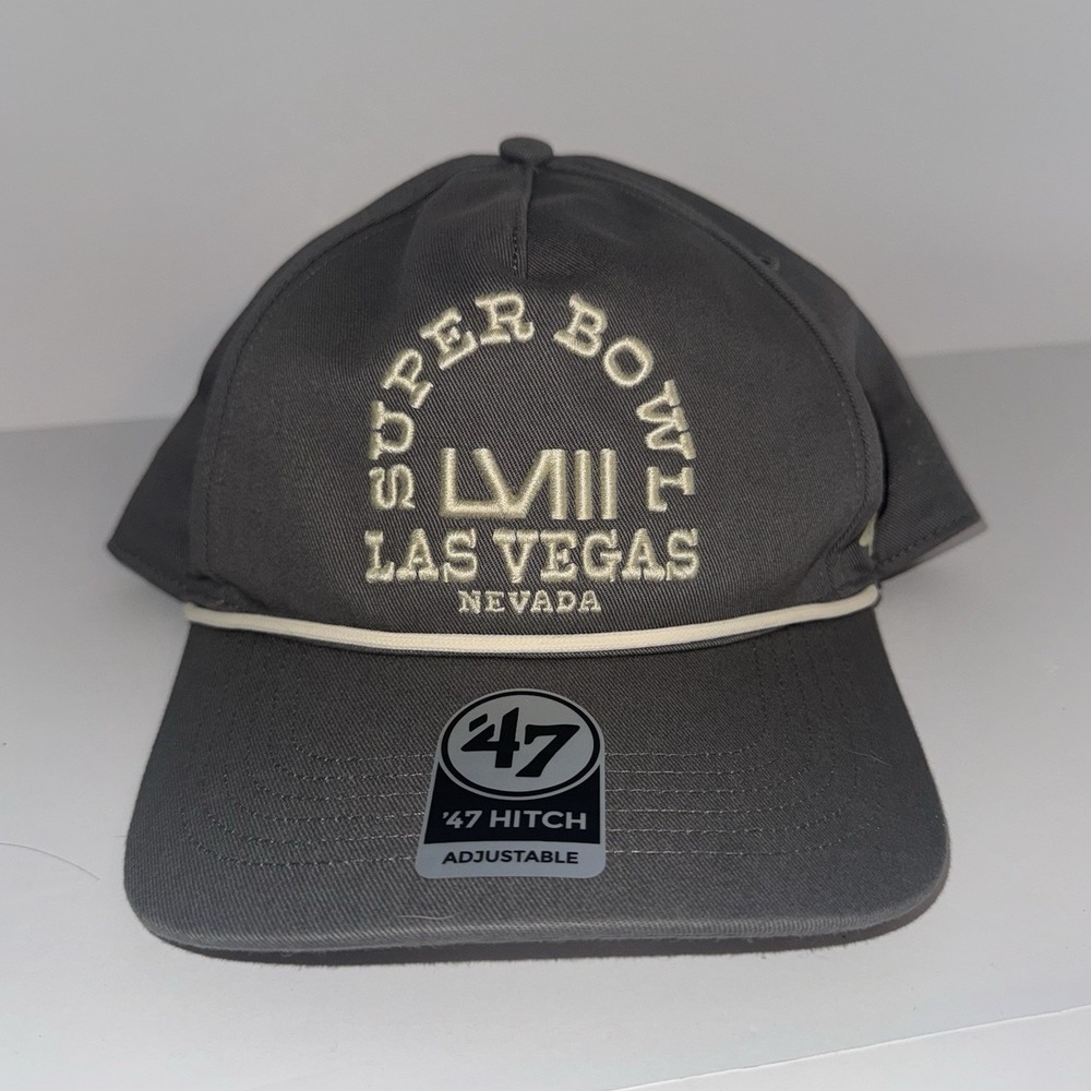 '47 Hitch Adjustable NFL Super Bowl LVIII Las Vegas Cap Hat SnapBack One Size FA
